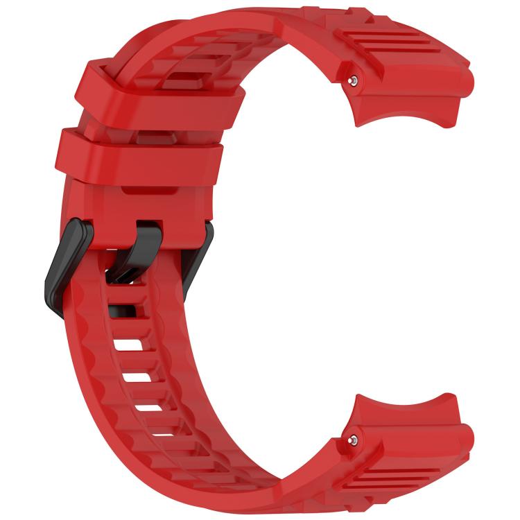 For Amazfit T-Rex 3 Pro 48mm xDfind Solid Color Black Buckle Silicone Watch Band