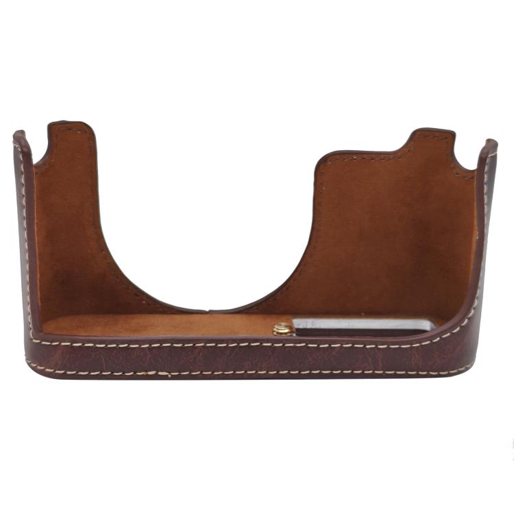 For Leica X Vario / TYP107 Vegan Leather Camera Half-Case Base