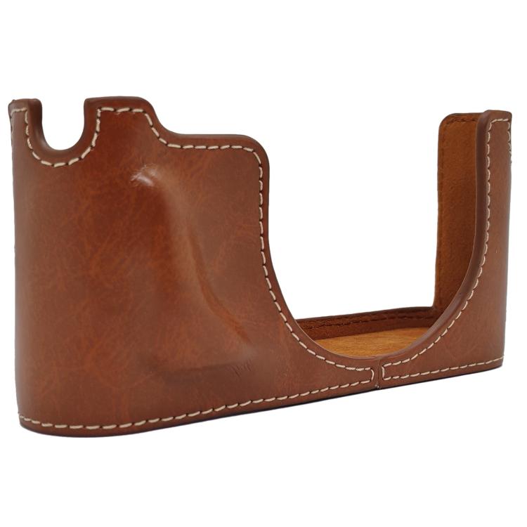 For Leica X Vario / TYP107 Vegan Leather Camera Half-Case Base