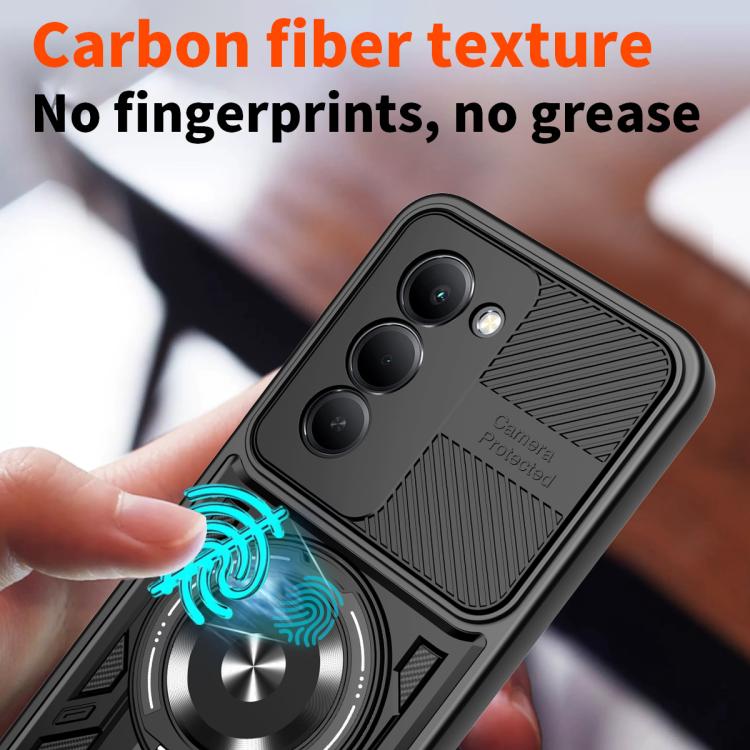 For Redmi 15 5G / 4G EU 171mm Armor Rotating Holder MagSafe Phone Case