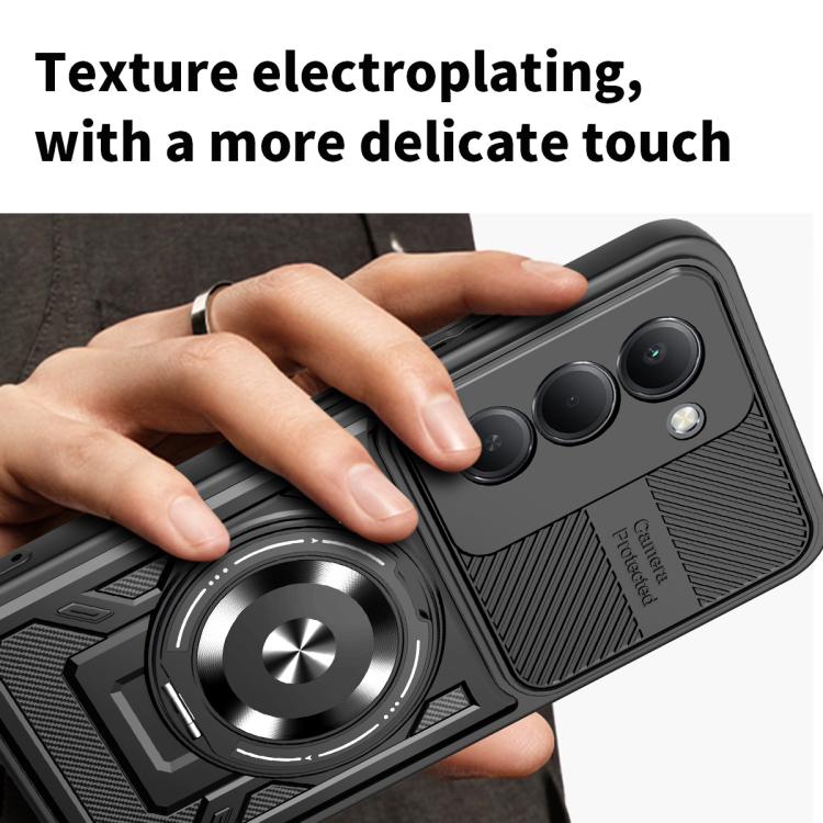 For Redmi 15 5G / 4G EU 171mm Armor Rotating Holder MagSafe Phone Case