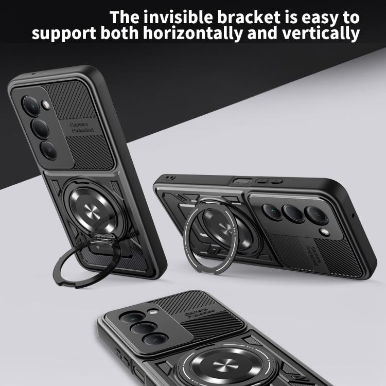 For Redmi 15 5G / 4G EU 171mm Armor Rotating Holder MagSafe Phone Case