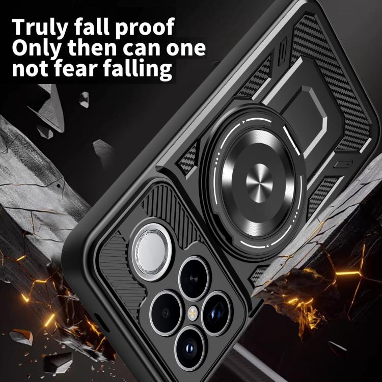 For Redmi K90 Pro Max / Poco F8 Ultra Armor Rotating Holder MagSafe Phone Case