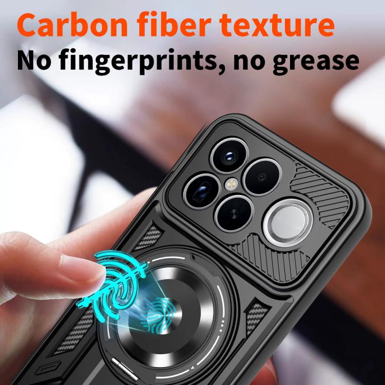 For Redmi K90 Pro Max / Poco F8 Ultra Armor Rotating Holder MagSafe Phone Case