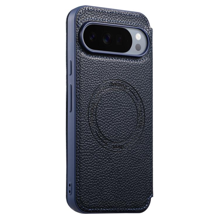 For Google Pixel 10 Pro / 9 Pro ESEBLE Ultra-thin Card Slot Magnetic Vegan Leather Phone Case