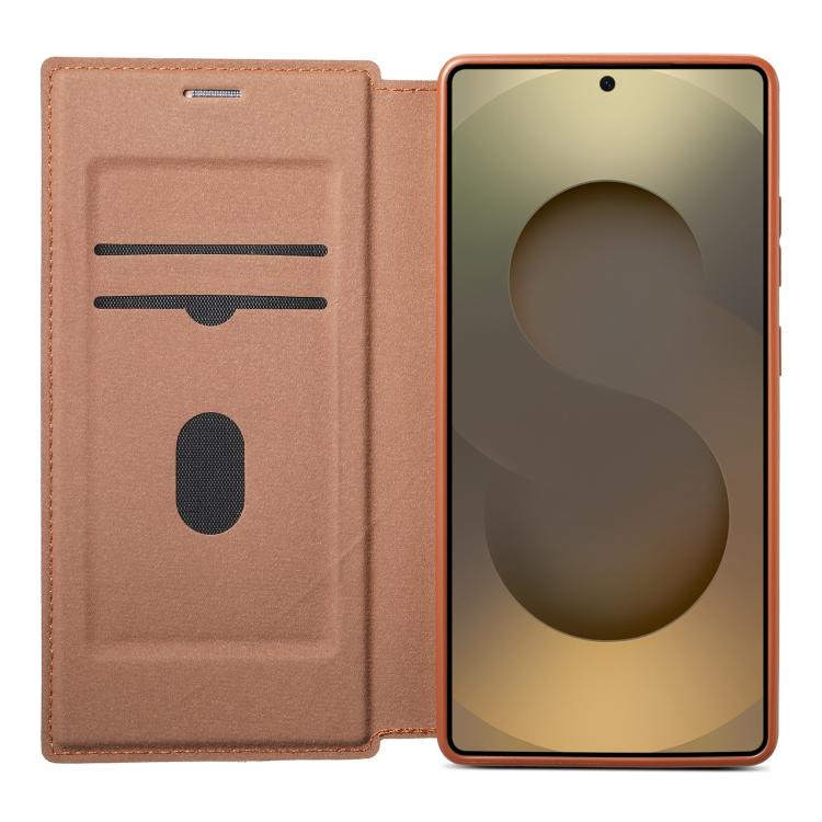 For Google Pixel 10 Pro / 9 Pro ESEBLE Ultra-thin Card Slot Magnetic Vegan Leather Phone Case