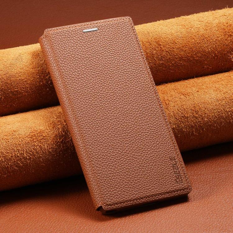 For Google Pixel 10 Pro / 9 Pro ESEBLE Ultra-thin Card Slot Magnetic Vegan Leather Phone Case