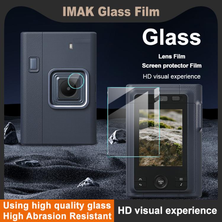 For FUJIFILM instax mini LiPlay+ imak H Series Tempered Glass Film with Camera Lens Film