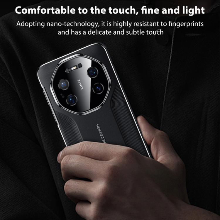 For Huawei Mate 80 Pro Max Imitation Ultimate Design PC Hybrid Vegan Leather Phone Case