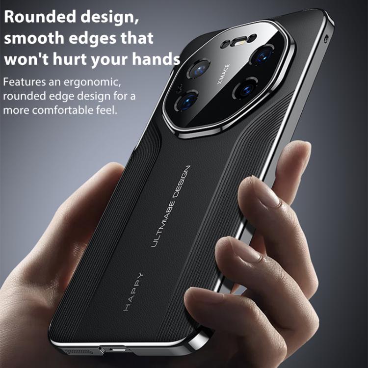 For Huawei Mate 80 Pro Max Imitation Ultimate Design PC Hybrid Vegan Leather Phone Case