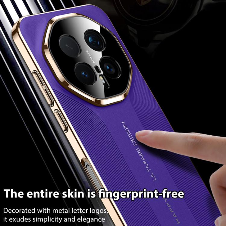 For Honor Magic7 Imitation Ultimate Design PC Hybrid Vegan Leather Phone Case