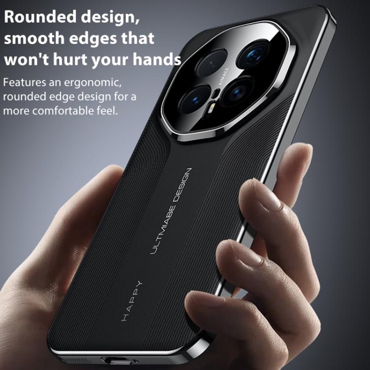 For Honor Magic7 Pro Imitation Ultimate Design PC Hybrid Vegan Leather Phone Case