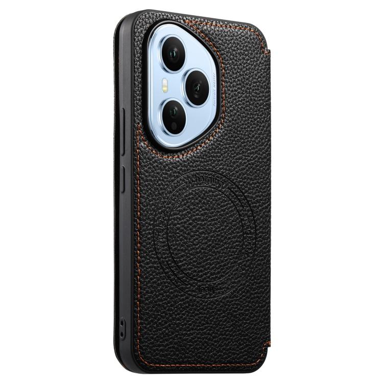 For Honor 400 Pro Global 160.8mm ESEBLE Ultra-thin Card Slot Magnetic Vegan Leather Phone Case