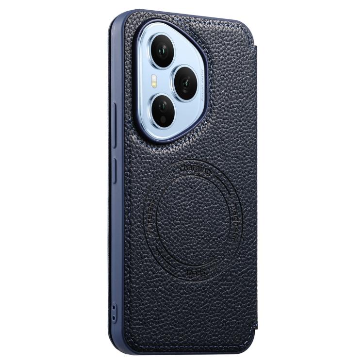For Honor 400 Pro Global 160.8mm ESEBLE Ultra-thin Card Slot Magnetic Vegan Leather Phone Case