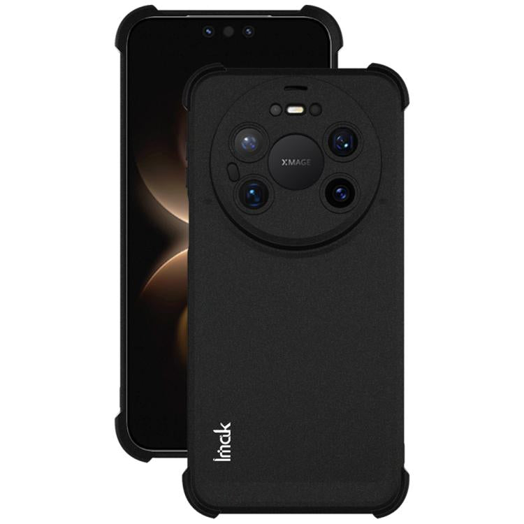 For Huawei Mate 80 Pro Max imak Shockproof Airbag TPU Phone Case - Matte Black