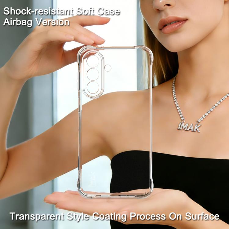 For Galaxy A27 5G imak Shockproof Airbag TPU Phone Case - Transparent