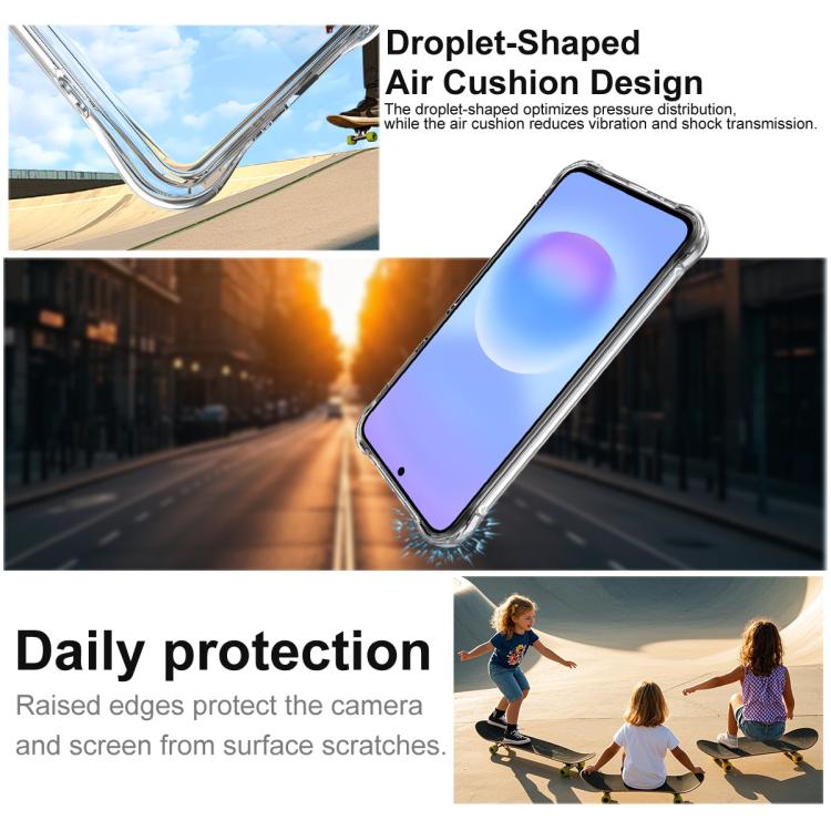 For Galaxy A27 5G imak Shockproof Airbag TPU Phone Case - Transparent
