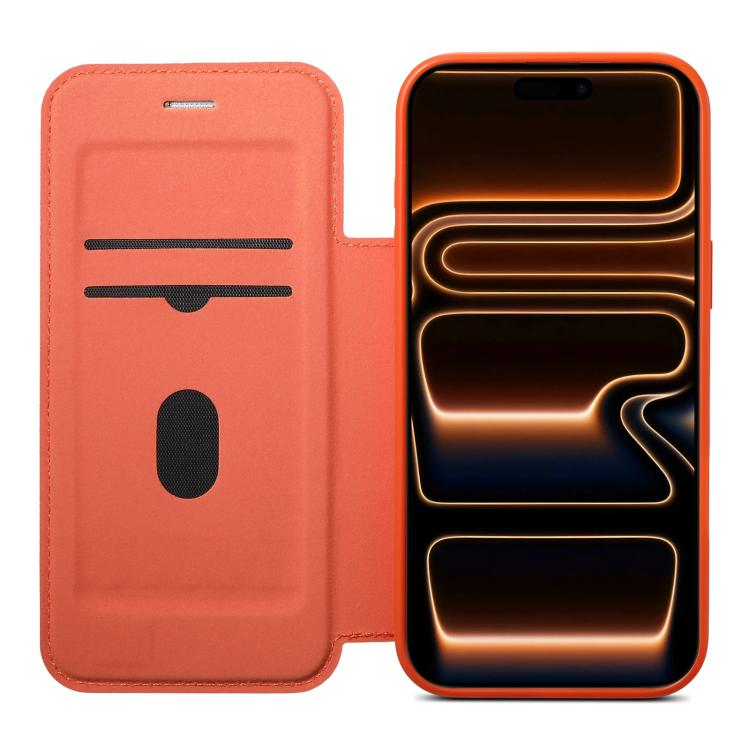 For iPhone Air ESEBLE Ultra-thin Card Slot Magnetic Vegan Leather Phone Case