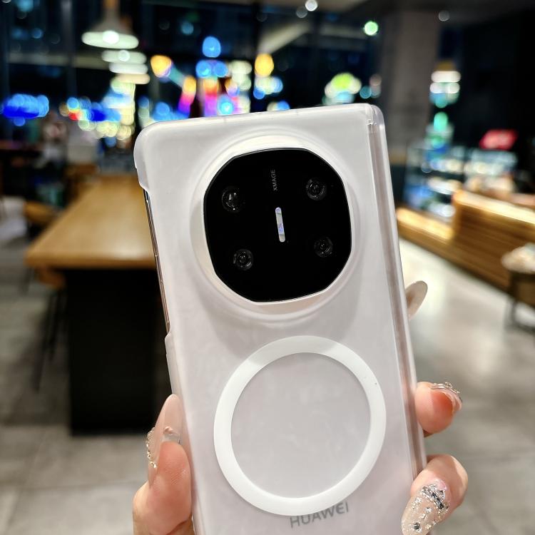 For Huawei Mate X7 Ice Mist Series Dual Axis Magnetic Phone Case