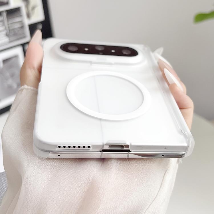 For Huawei Pura X Max Ice Mist Series Dual Axis Magnetic Phone Case
