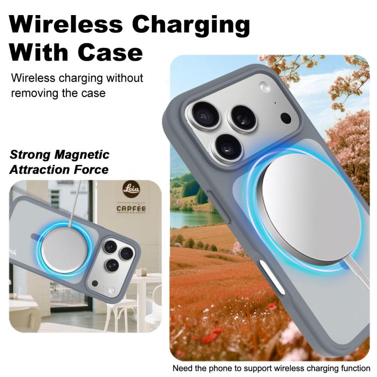 For iPhone 17 Pro imak UX-9C Series Magnetic Shockproof PC + TPU Phone Case