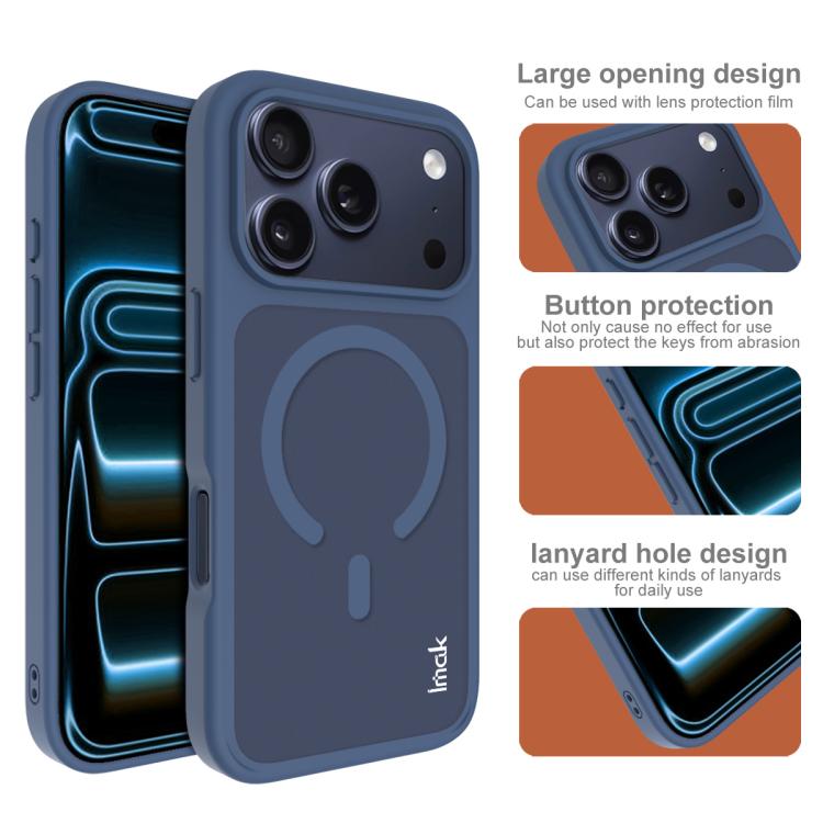 For iPhone 17 Pro imak UX-9C Series Magnetic Shockproof PC + TPU Phone Case