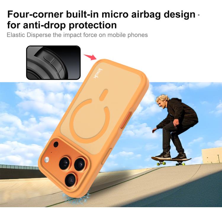 For iPhone 17 Pro imak UX-9C Series Magnetic Shockproof PC + TPU Phone Case
