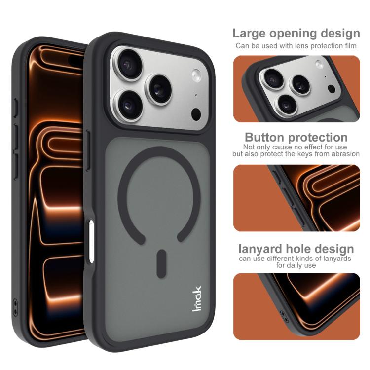For iPhone 17 Pro Max imak UX-9C Series Magnetic Shockproof PC + TPU Phone Case