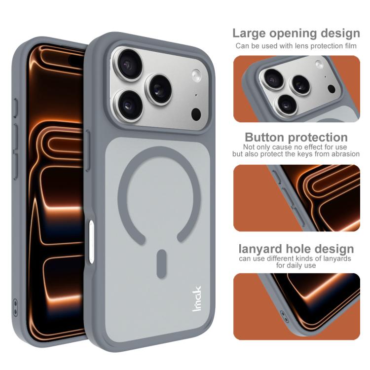 For iPhone 17 Pro Max imak UX-9C Series Magnetic Shockproof PC + TPU Phone Case
