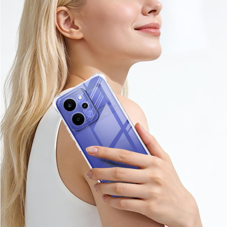 For Realme P4 Power 5G / Narzo Power 5G imak Shockproof Airbag TPU Phone Case - Transparent