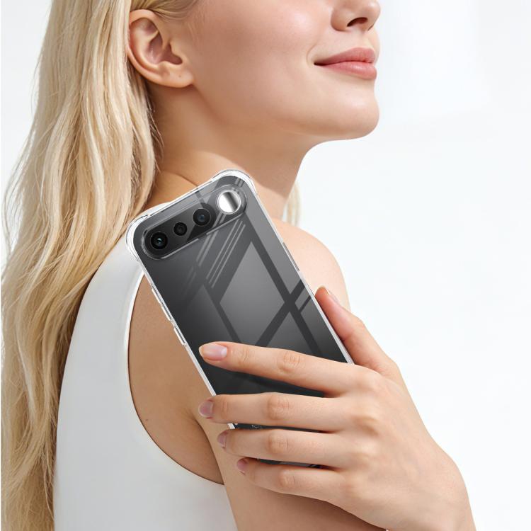 For Realme 16 5G imak Shockproof Airbag TPU Phone Case - Transparent