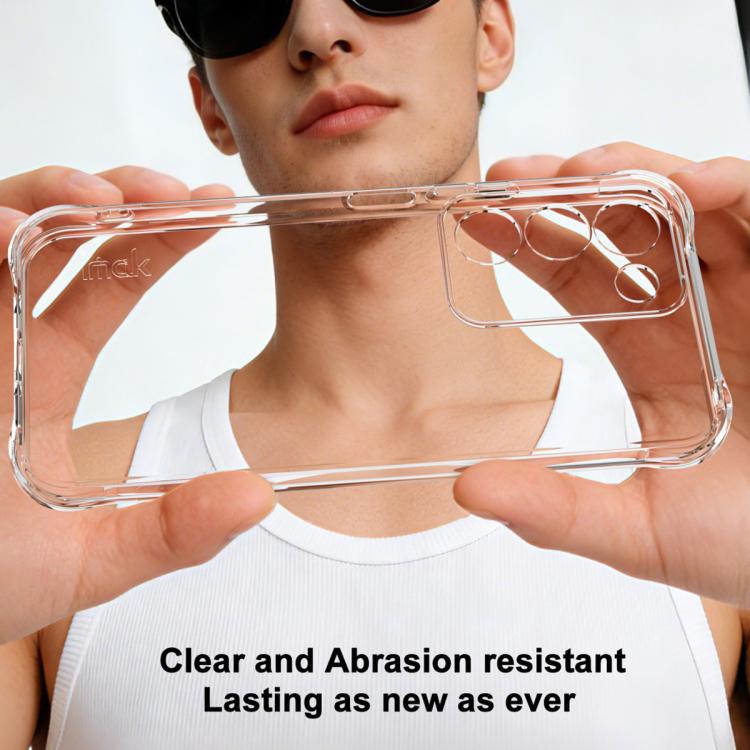 For Realme C83 5G/P4 Lite 5G/C100 5G imak Shockproof Airbag TPU Phone Case - Transparent