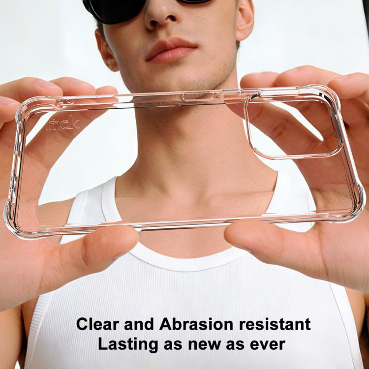 For Realme Note 80 4G imak Shockproof Airbag TPU Phone Case - Transparent