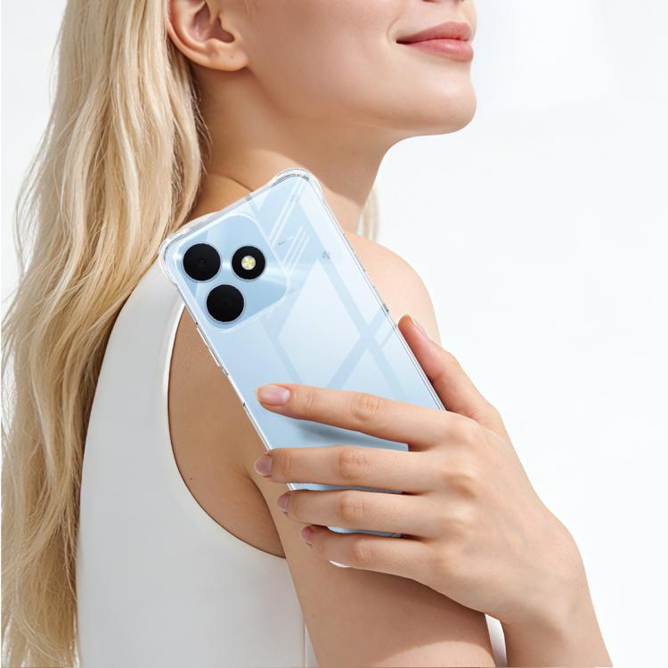 For Realme Note 80 4G imak Shockproof Airbag TPU Phone Case - Transparent