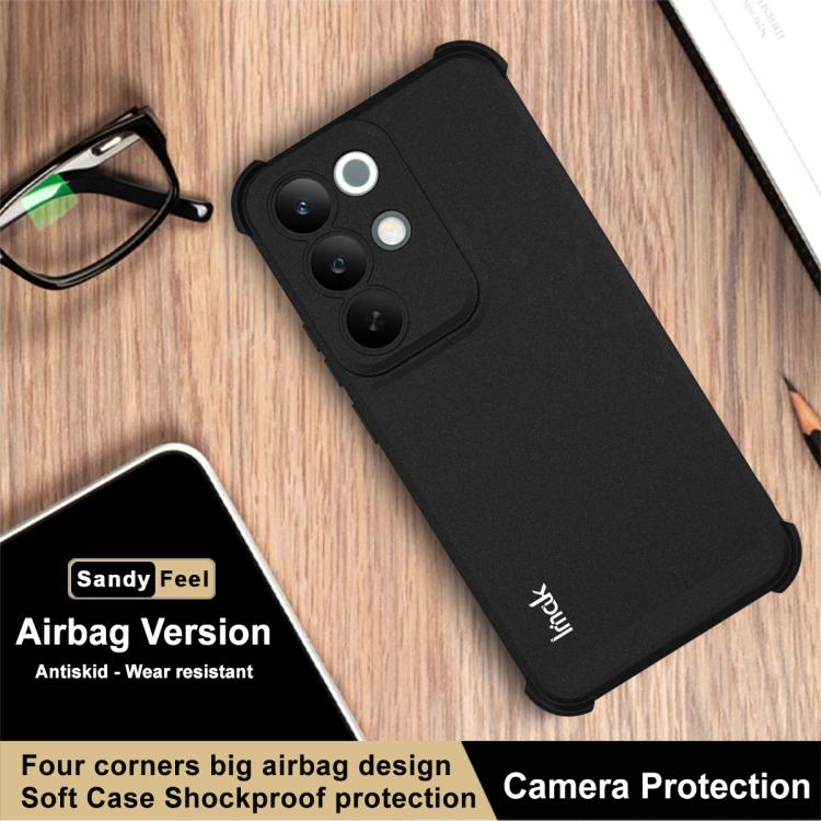 For Realme C85 Pro 4G imak Shockproof Airbag TPU Phone Case - Matte Black