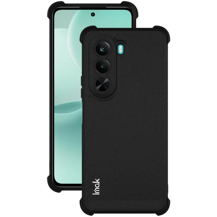 For Realme P4x 5G/OnePlus Nord CE6 Lite imak Shockproof Airbag TPU Phone Case - Matte Black