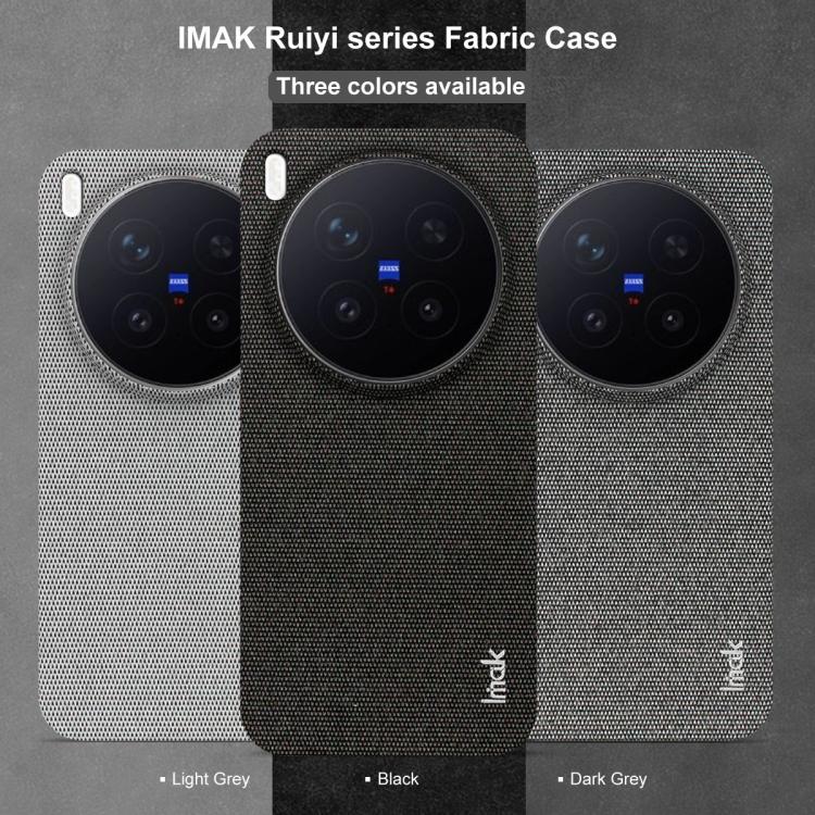 For vivo X300 Pro imak Ruiyi Series Cloth Texture PU + PC Phone Case