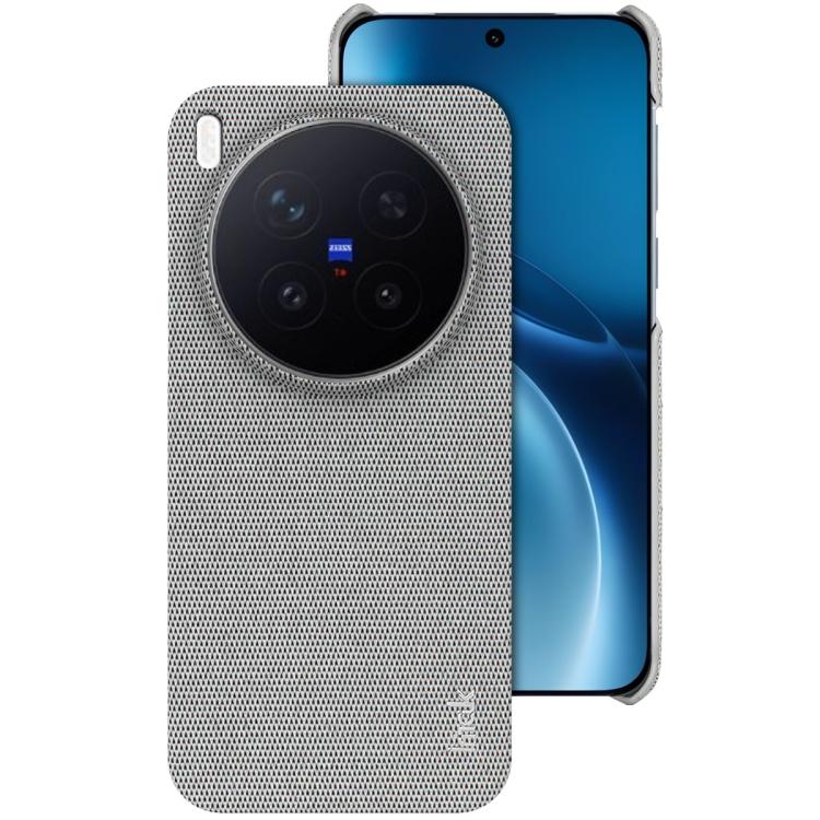 For vivo X300 Pro imak Ruiyi Series Cloth Texture PU + PC Phone Case