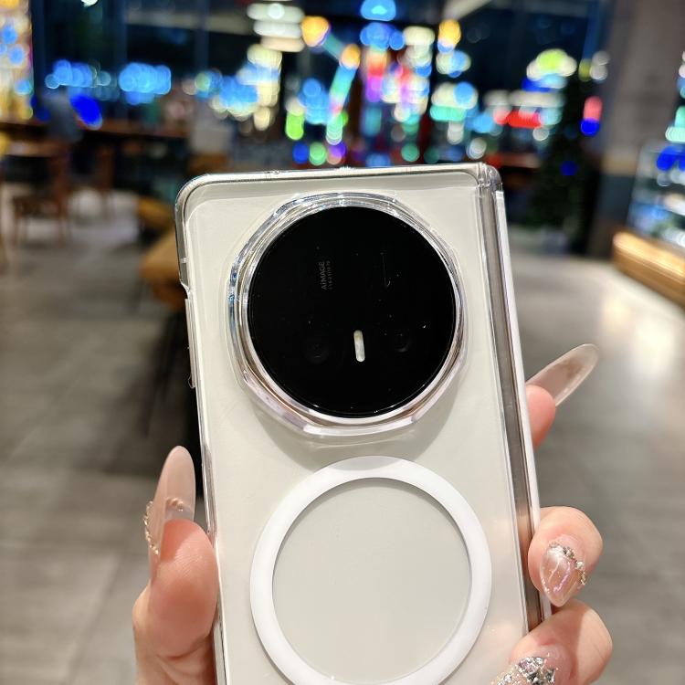 For Honor Magic V5 Ice Mist Series Dual Axis Magnetic Phone Case