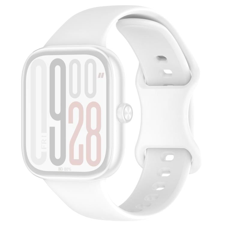 For Xiaomi Band 10 Pro / 9 Pro / Redmi Watch 6 xDfind Solid Color Butterfly Buckle Silicone Watch Band