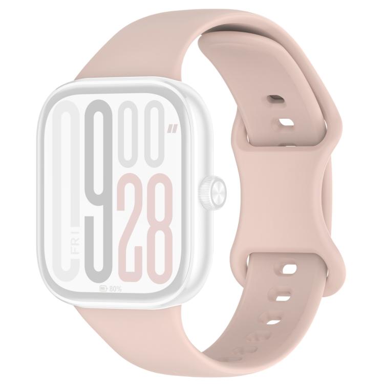 For Xiaomi Band 10 Pro / 9 Pro / Redmi Watch 6 xDfind Solid Color Butterfly Buckle Silicone Watch Band