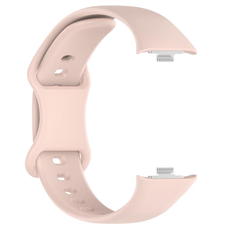 For Xiaomi Band 10 Pro / 9 Pro / Redmi Watch 6 xDfind Solid Color Butterfly Buckle Silicone Watch Band