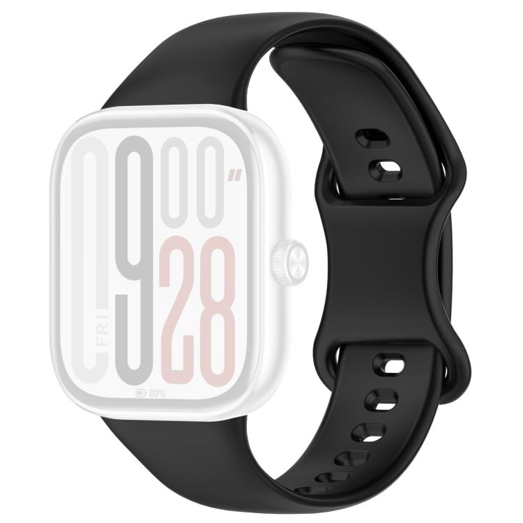 For Xiaomi Band 10 Pro / 9 Pro / Redmi Watch 6 xDfind Solid Color Butterfly Buckle Silicone Watch Band