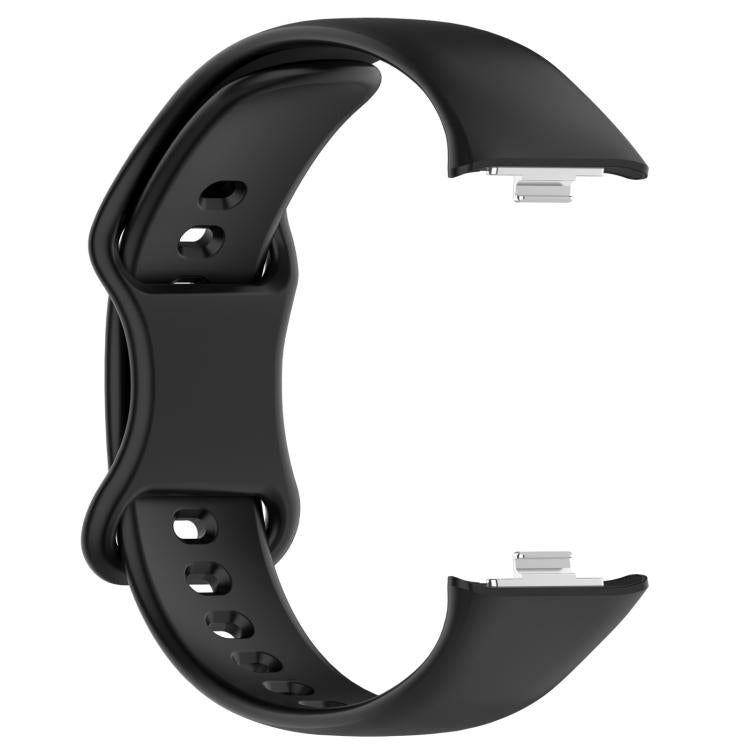 For Xiaomi Band 10 Pro / 9 Pro / Redmi Watch 6 xDfind Solid Color Butterfly Buckle Silicone Watch Band