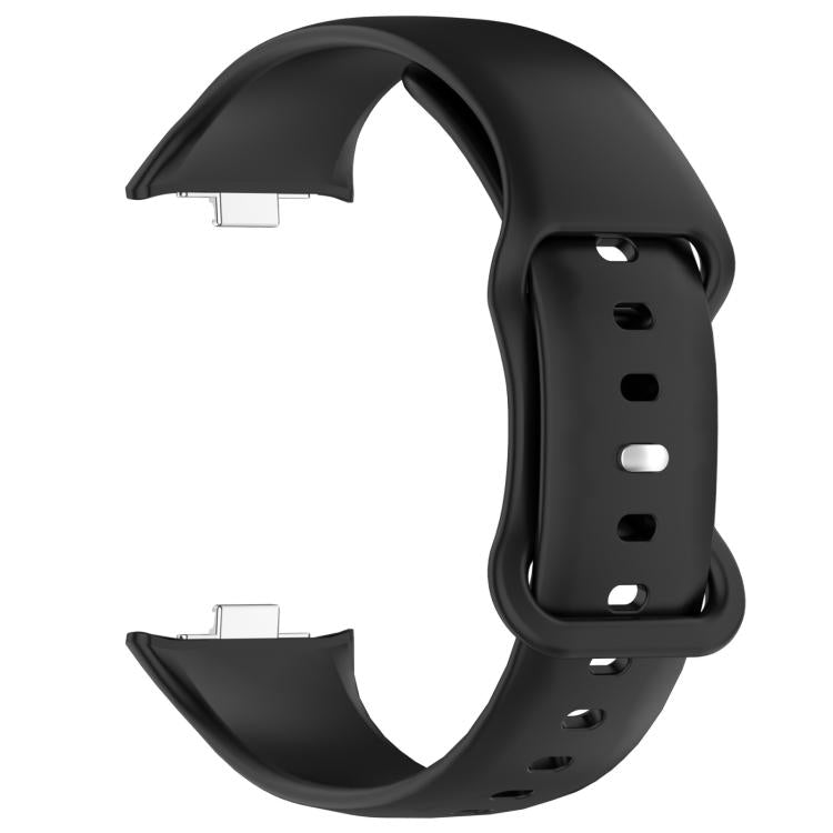 For Xiaomi Band 10 Pro / 9 Pro / Redmi Watch 6 xDfind Solid Color Butterfly Buckle Silicone Watch Band