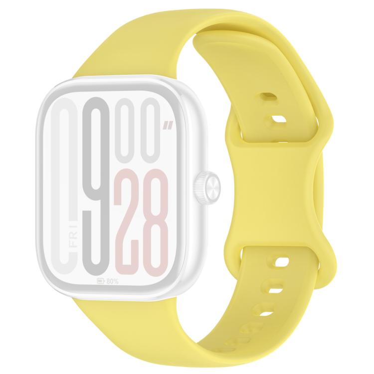 For Xiaomi Band 10 Pro / 9 Pro / Redmi Watch 6 xDfind Solid Color Butterfly Buckle Silicone Watch Band