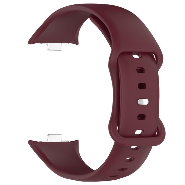 For Xiaomi Band 10 Pro / 9 Pro / Redmi Watch 6 xDfind Solid Color Butterfly Buckle Silicone Watch Band