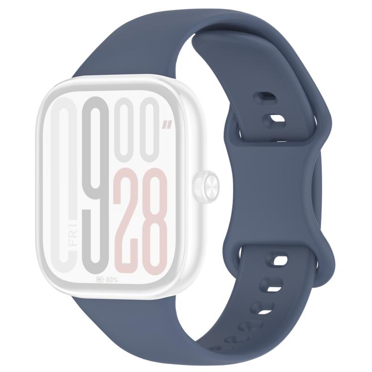 For Xiaomi Band 10 Pro / 9 Pro / Redmi Watch 6 xDfind Solid Color Butterfly Buckle Silicone Watch Band