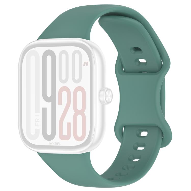For Xiaomi Band 10 Pro / 9 Pro / Redmi Watch 6 xDfind Solid Color Butterfly Buckle Silicone Watch Band