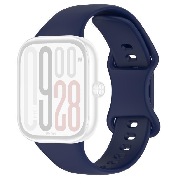 For Xiaomi Band 10 Pro / 9 Pro / Redmi Watch 6 xDfind Solid Color Butterfly Buckle Silicone Watch Band